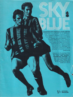 Coventry City v Tranmere Rovers Match Programme 1970-09-22